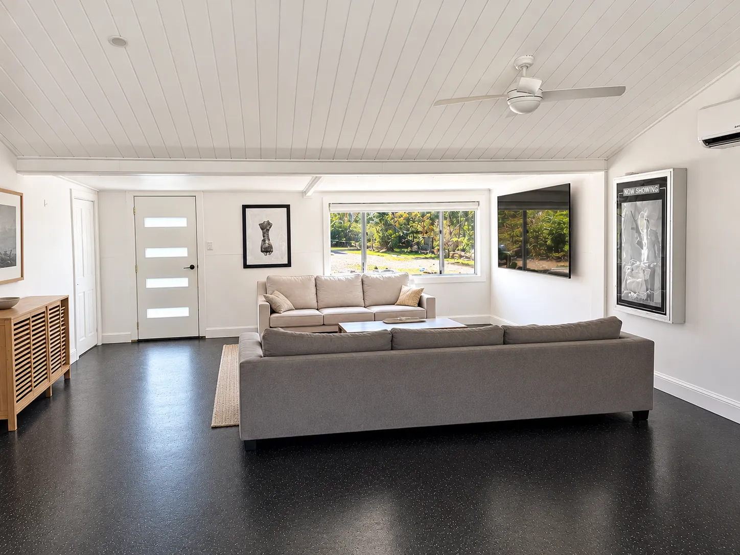 Other guest house lounge with garden-facing windows