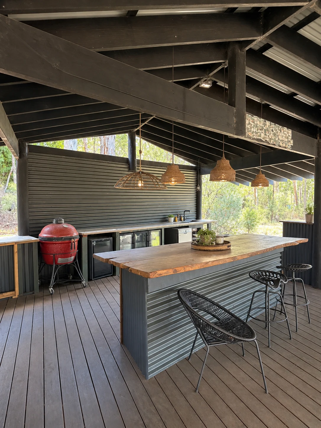 Entertaining pavilion kitchenette